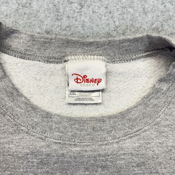 Disney Store Dopey Crewneck Sweatshirt Men’s XXL Grey Vintage Y2K - Picture 3 of 11
